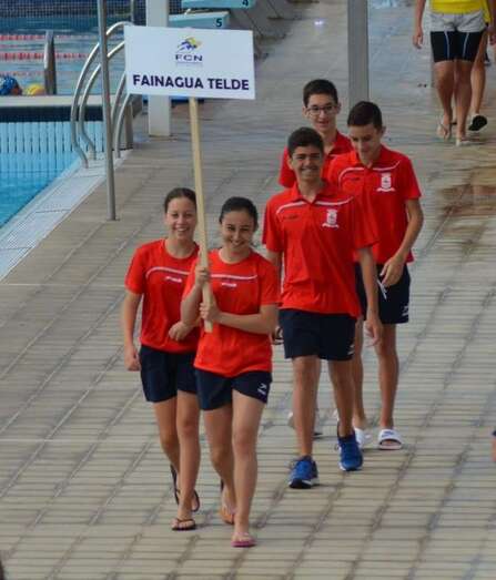 Equipo alevín del Faynagua-Ciudad de Telde (Foto TA)